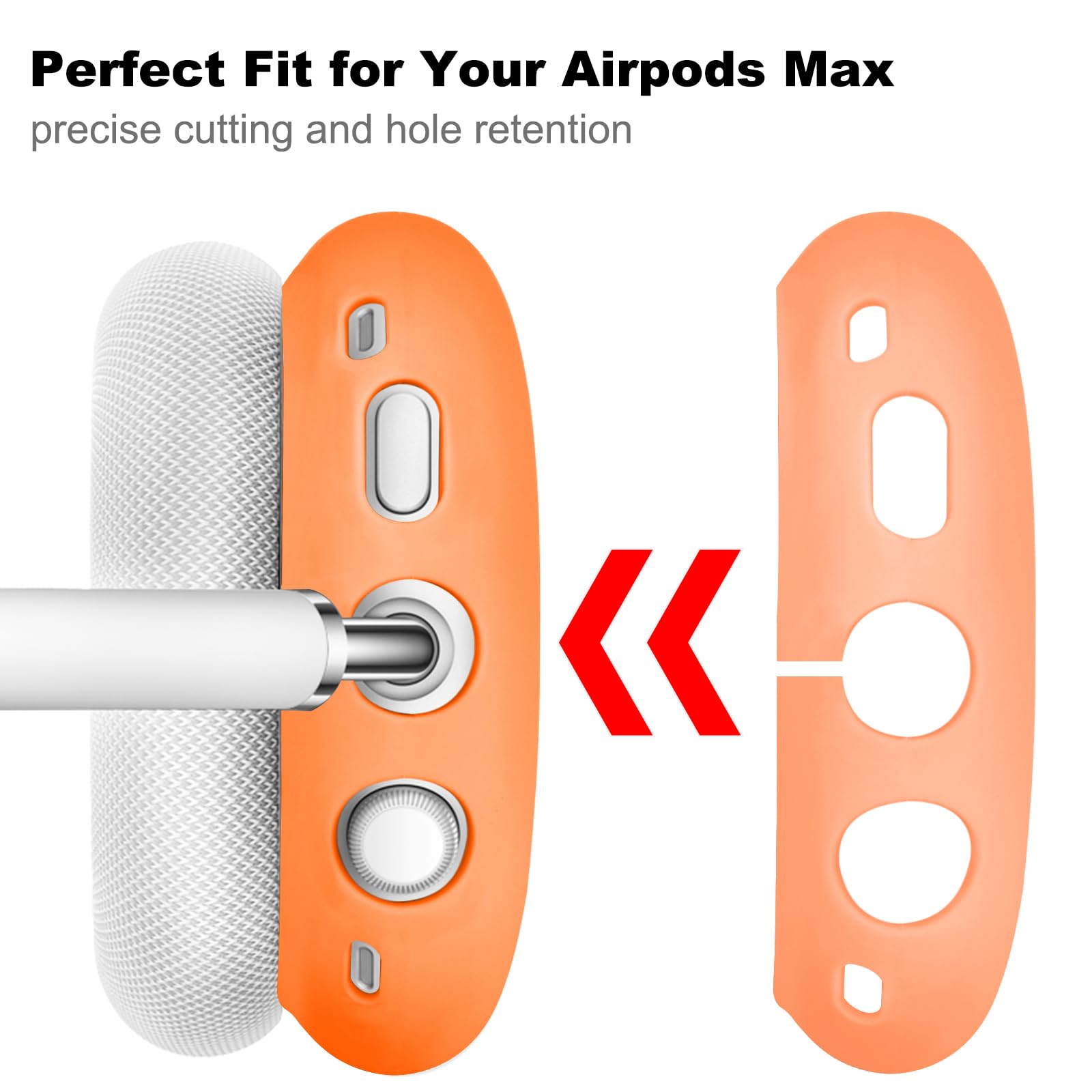 Case for Airpods Max Headphones, Ear Pad Case Cover/Ear Cups Co